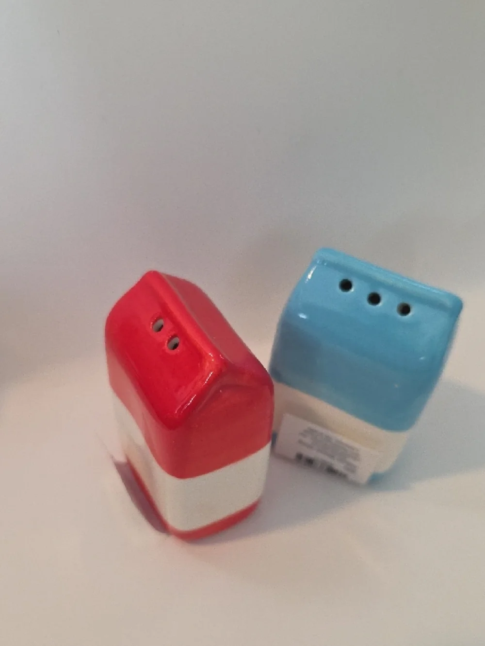 Baker's Mini Ceramic Salt & Pepper Shakers - Flour & Sugar